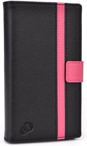 Black/Hot Pink Stand Protective Cover fits Huawei Ascend G6-L33 4G LTE-A