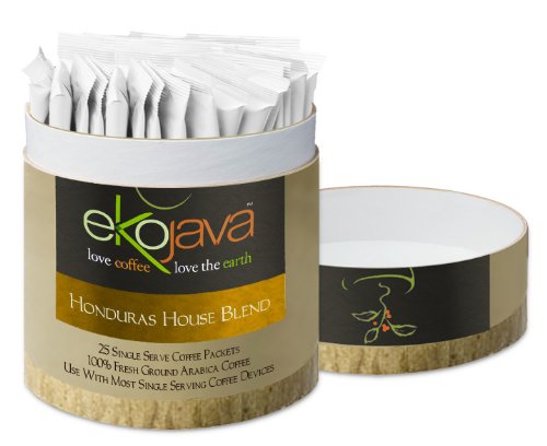 EkoJava,Honduras House Blend Single Serve Coffee, 25-Count