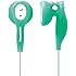 Panasonic RPHV21GA In-Ear Earbud Heaphones with Built-in Clip (Green) (Discontinued by Manufacturer)