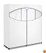 Whitmor 6822-167-B 60-Inch Polypro Clothes Closet, White