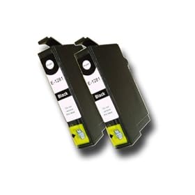 2 Chipped Compatible Epson T1281 Black 'FOX' Ink Cartridges for the Epson Stylus SX125 Printer from 'The Ink Squid' - 2 x T1281 - Black. The Latest Chips, Fully Compatible With the Epson Stylus Office BX305F & BX305FW and the Epson Stylus S22 SX125 SX225 SX420W & SX425W Printer models and the Maximum ml Capacity of any Compatible Ink Cartridge.