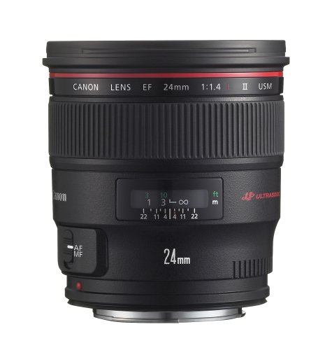Canon EF 24mm f/1.4 L USM II Wide Angle Lens for Canon Digital SLR Cameras