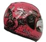 Pink Hornet Full Face Motorcycle Street Sport Bike Helmet DOT (Medium)