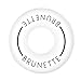 Loteli Brunette Pool Float: Large Black and White Swim Ring for Adults