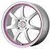 Konig Forward White with Pink Stripe Wheel (17x7"/5x100mm)