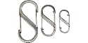 Nite Ize SB234-03-11 S-Biner Stainless, 3-Pack