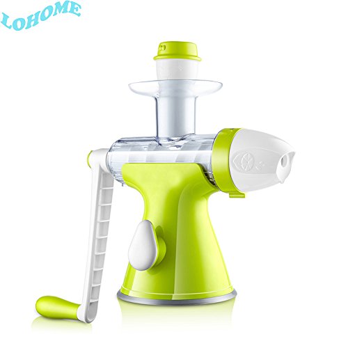 LOHOME(TM) The Original Home-made DIY Healthy Juicer - Hand Operated Manual Fruits Press Juicer Lemon Squeezer Juice Extractor Machine with Suction Base