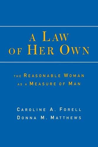 a law of her own the reasonable woman as a measure of man