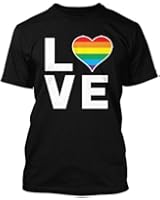 Love (Rainbow Heart) - Gay & Lesbian Men's Tank Top T-shirt