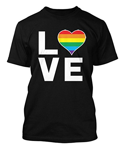 Love (Rainbow Heart) - Gay & Lesbian Men's Tank Top T-shirt