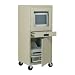 Edsal CSC6900PU 21-Inch Wide by 22-1/2-Inch Deep by 59-1/2-Inch High Mobile Enclosed Computer Cabinet, Putty