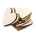 LEORX 50pcs 40mm Blank Wood Slices Discs for DIY Crafts Embellishments