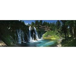 Burney Falls, California 750 pc Panorama Jigsaw Puzzle