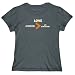 T-Shirt Womens Dark Silver " Love Standard Schnauzer > My Girlfriend " Dogs