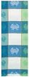 Hand Woven Elegant Jacquard 100% Cotton Block Crab Table Runners 12x72 Inches Set of Two