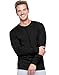 Men's 6.1 oz Hanes BEEFY-T Long-Sleeve T-Shirt, Black - 2XL Size