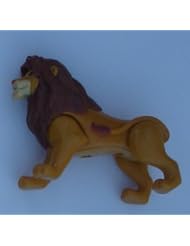 Toy: Simba, The Lion King Walt Disney`s Masterpiece Video Collection 3" Long PVC Figure From McDonald`s Kid`s Meal - McDonalds