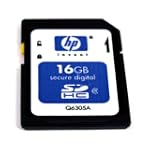 SAVE $24 - HP 16 GB Class 4 SDHC Flash Memory Card Q6305A-EF $26.99