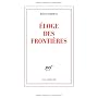 Eloge des fronti�res de R�gis Debray