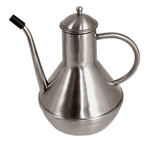 Old Dutch Large 18/8 Stainless Steel Oil Can Quart Capacity