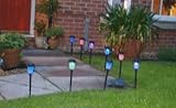 Pack Of 10 Solar Powered Colour Changing & White Lights