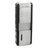 Colibri Futura Silver and Black Torch Lighter