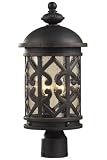 Tuscany Coast 2 light Post Light, 20 � x8 � , WTHRD CHARCOAL - B...