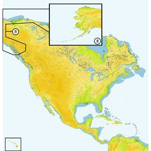 New-C-MAP NA-M028 C-CARD FORMAT ALASKA - 30134
