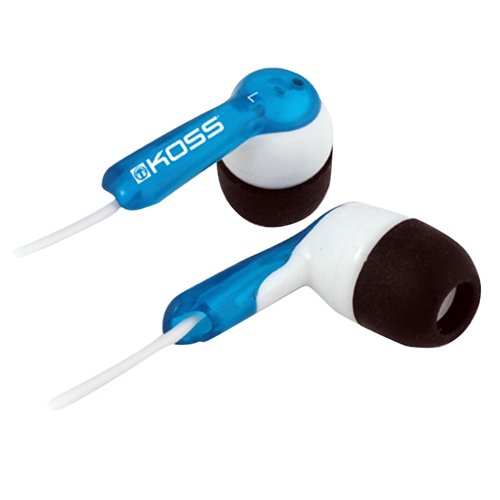 Koss KEB20 Portable Isolation Earbud (Blue)