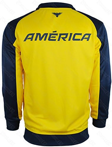 CLUB AMERICA SOCCER TRACK JACKET 2016, MEXICO, (MEDIUM)(YELLOW)