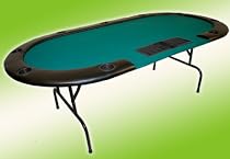 Pokertisch klappbar - Black Jack - für 10 Spieler