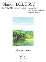 Rapsodie for Alto Saxophone and Piano Rapsodie for Alto Saxophone and Piano