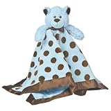 Mary Meyer Sweet Chocolate Blankie Plush Bear, Blue