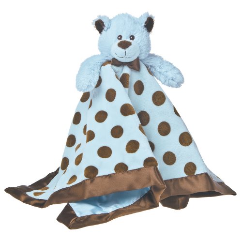 Mary Meyer Sweet Chocolate Blankie Plush Bear, Blue