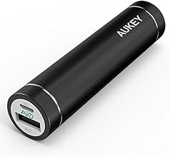 Aukey&reg; Bater&iacute;a Externa 3000mAh, Power Bank, Bater&iacute;a portati con AIPower Tech para iPhone, iPad, iPod, Smartphone, tel&eacute;fono celular, MP3, MP4, PSP, GPS, Samsung Android Negro