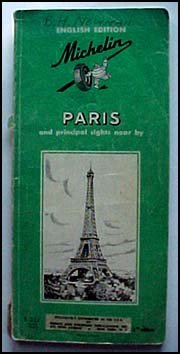 Michelin Guide Paris Summer 1964