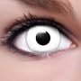 Farbige wei�e Crazy Fun Kontaktlinsen 'Zombie' mit gratis Linsenbeh�lter Topqualit�t zu Karneval und Halloween