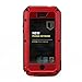 iPhone 5 Case, iPhone 5S Case, Ambox Waterproof Shockproof Dust/Dirt Proof Aluminum Metal Military Heavy Duty Protection Cover Case for Apple iPhone 5 SS Red