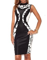 Sexy General Print Turtleneck Bandage Dress/Club Dress/Party Dress 