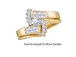 Stunning 14K. Yellow Gold 1/2 Ctw Diamond Wedding Set For Her