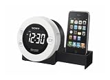 Sony ICFC 7 IP Uhrenradio (LC-Display, UKW-/MW-Tuner, Apple iPod-Dock) silber