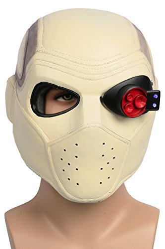 Deadshot Helmet Deluxe Resin Mask Squad Halloween Cosplay Costume Props Xcoser
