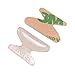 1 Pair Clear 1.8mm X 17mm Non-Slip Nose Pads for Glasses by GMS Optical - Premium Grade Silicone