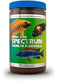New Life Spectrum Cichlid Formula 1mm Sinking Freshwater Pet Food, 500gm