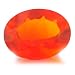 Mexican Fire Opal 9x7 MM Oval Brilliant Cut: 1.14 Carats