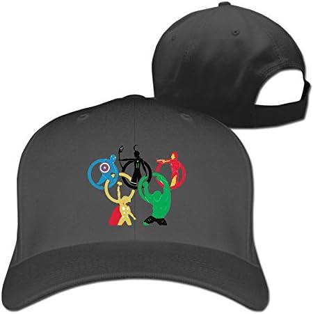 Snapback Super Hero Olympics Curved Fitted Baseball Caps