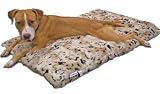 Hundekissen Design Schneeleopard, 120x75x8cm, Liegekissen, Hundedecke