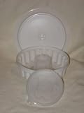 41QONEQ83HL. SL160  Vintage Tupperware   4 Piece Tri Jel Mold   2 1/2 Cups