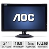 AOC 2436Vw 24 Widescreen HD Monitor