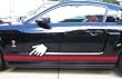 ROCKER PANEL STRIPES Side Racing Decals for FORD MUSTANGS of ALL Years - 4 Styles & 20 Colors to choose from